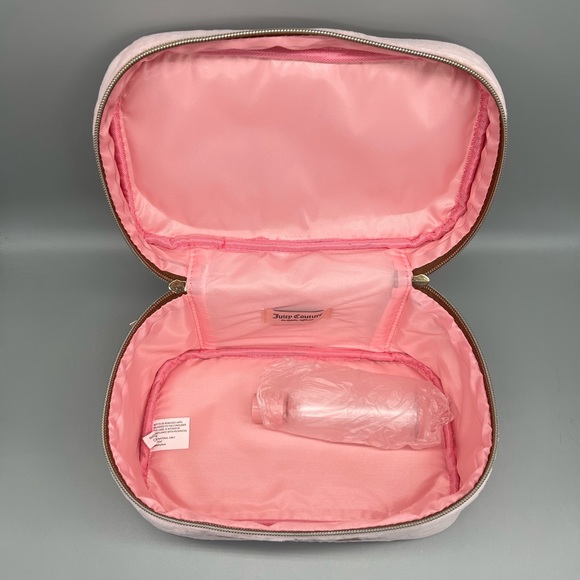 Juicy couture pink velour cosmetic bag - Picture 10 of 10
